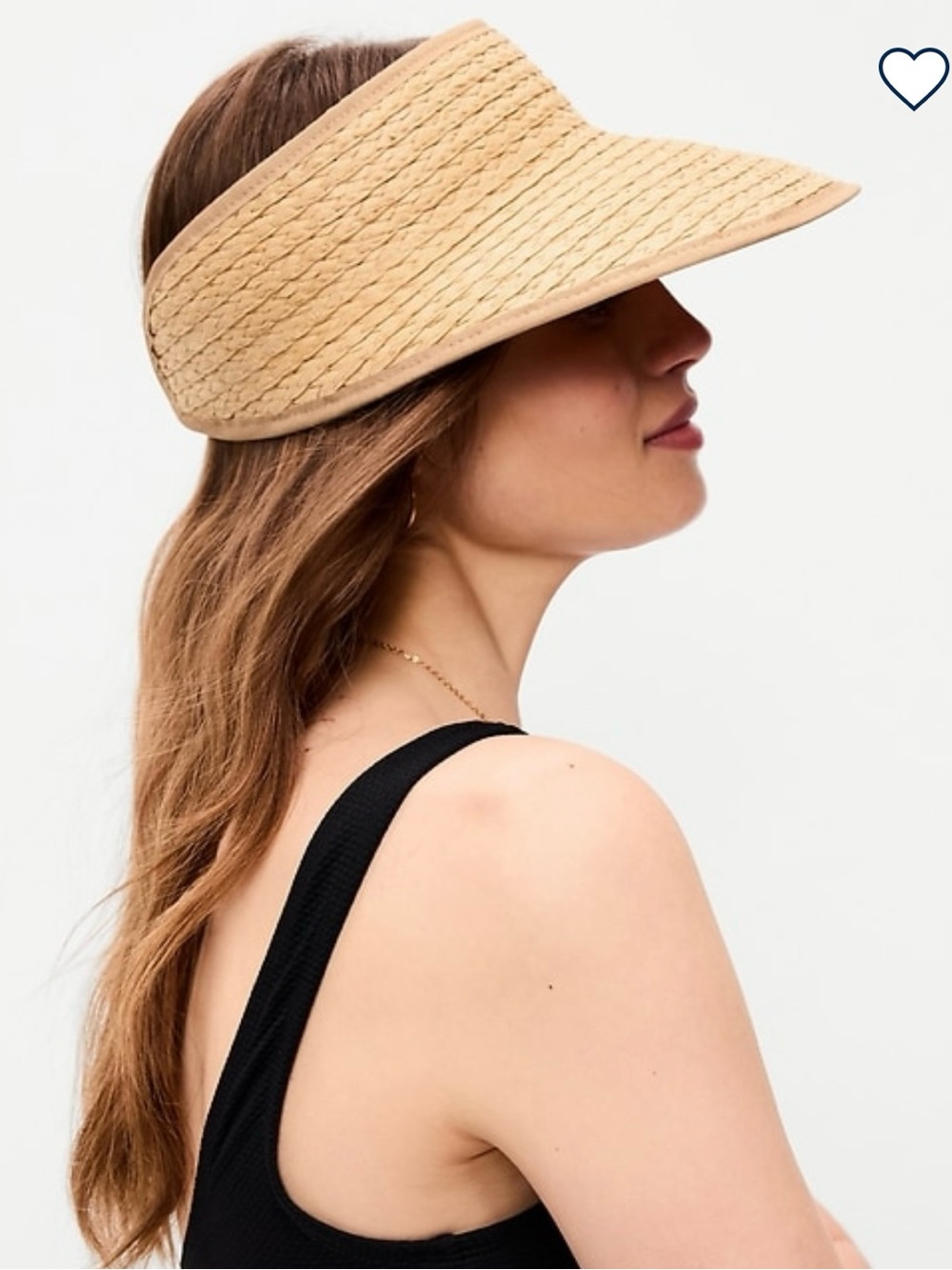 Old Navy Straw Visor Sun Hat